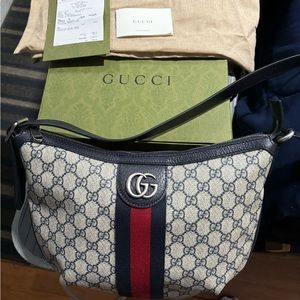 GUCCI OPHIDIA GG SMALL SHOULDER BAG